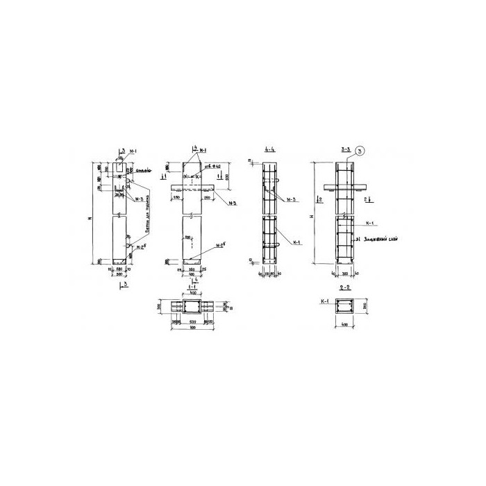 Колонна железобетонная КЛ 370